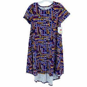 New Lularoe Women Size XS Carly Dress Geometric
